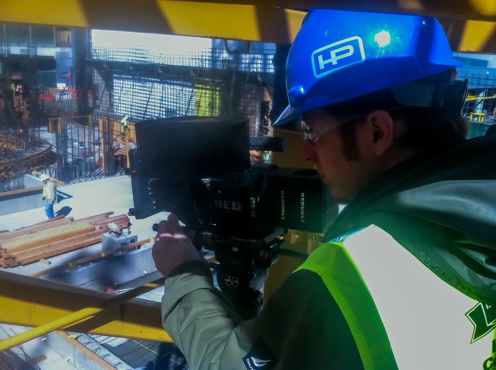 RED camera on a video production shoot